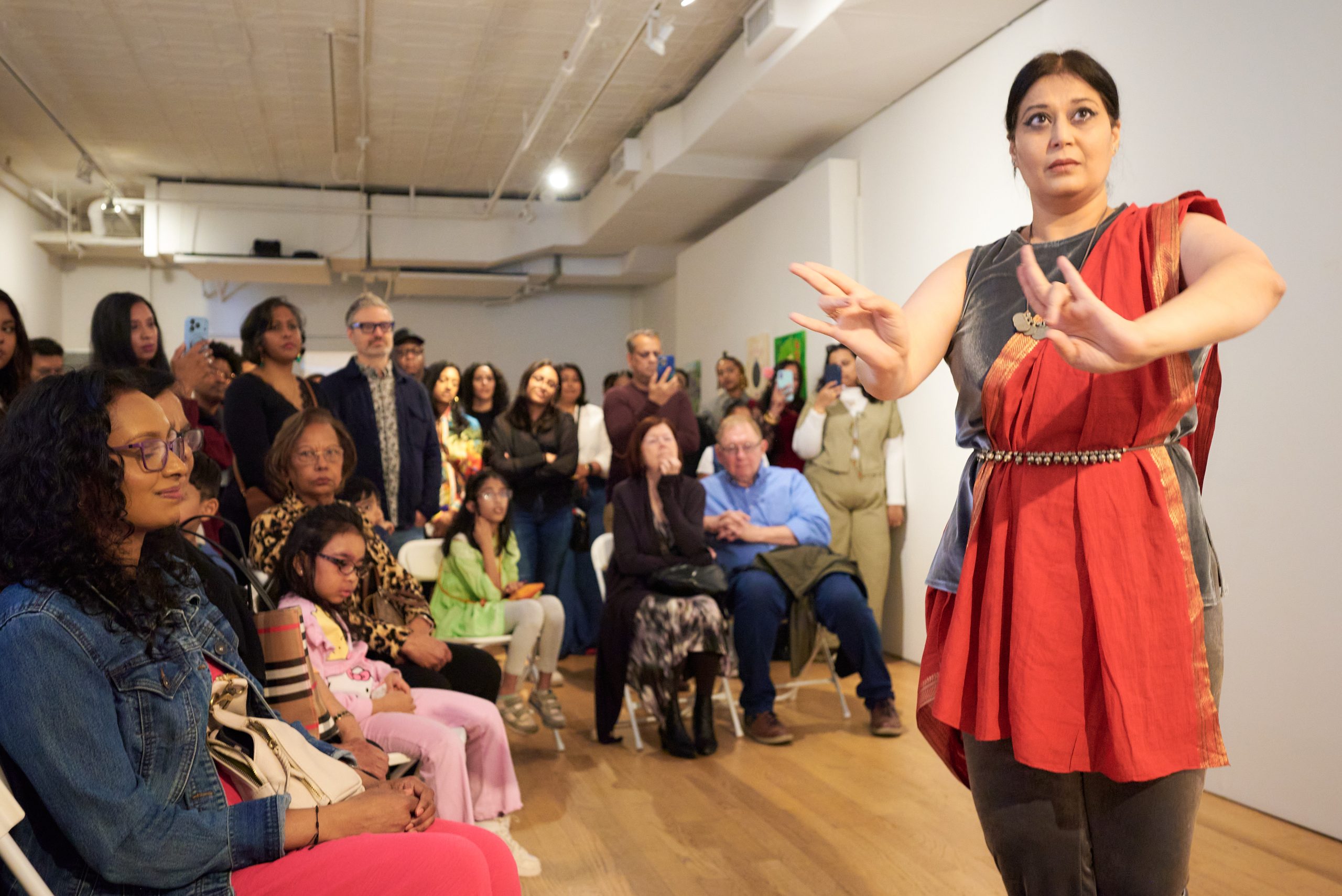Shaily Dadiala at the Asian Arts Initiative Benefit Fashion Show